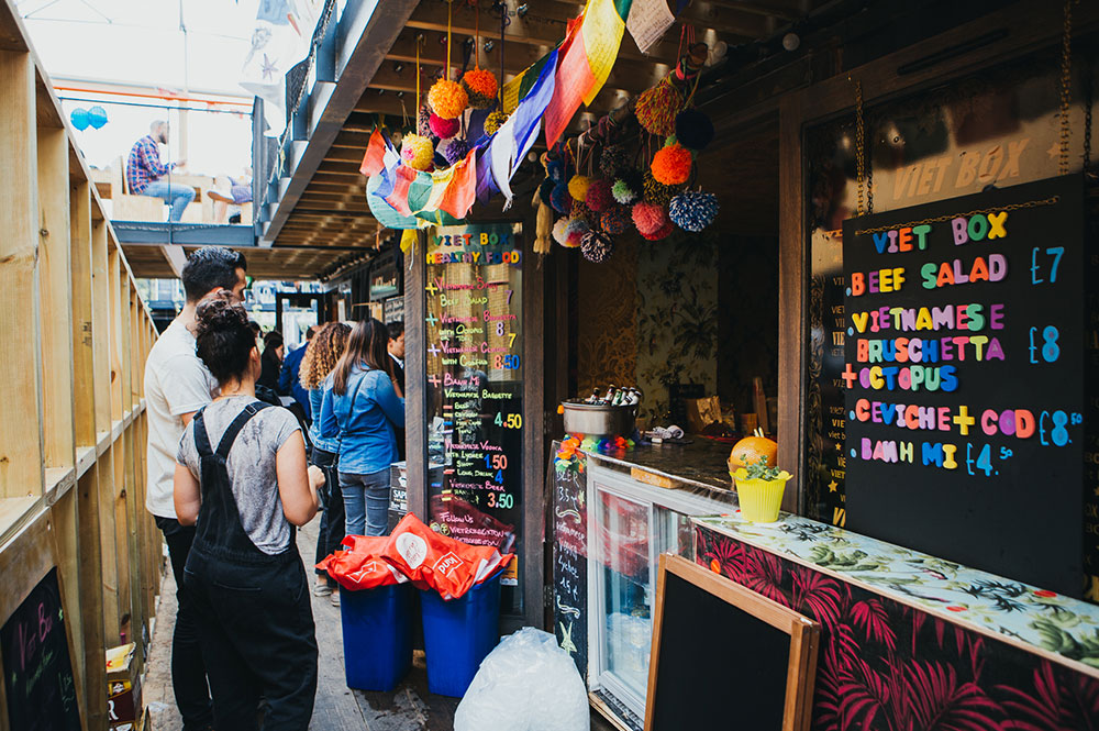 Pop Brixton, Stalls selling products