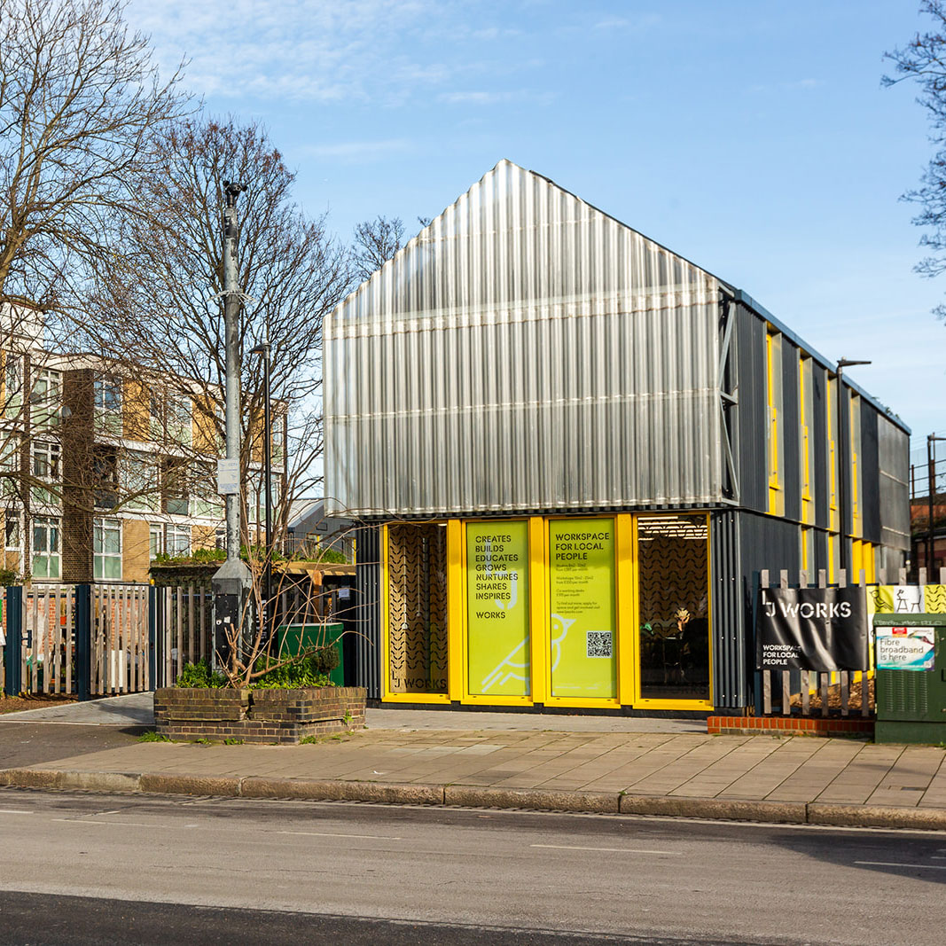 LJ Works entrance from Loughborough junction station