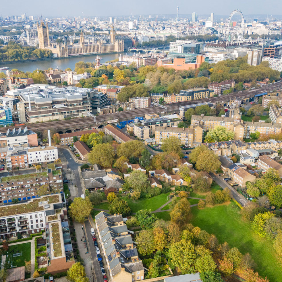 Aerial image of Denby Court