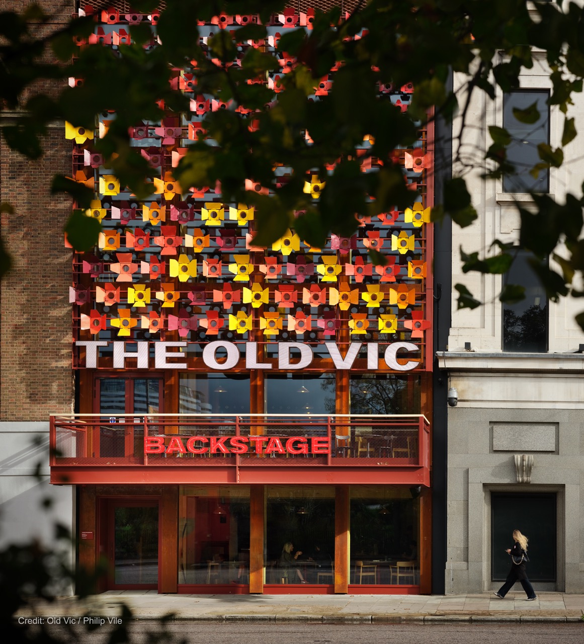 Facade of the Old Vic Backstage Building