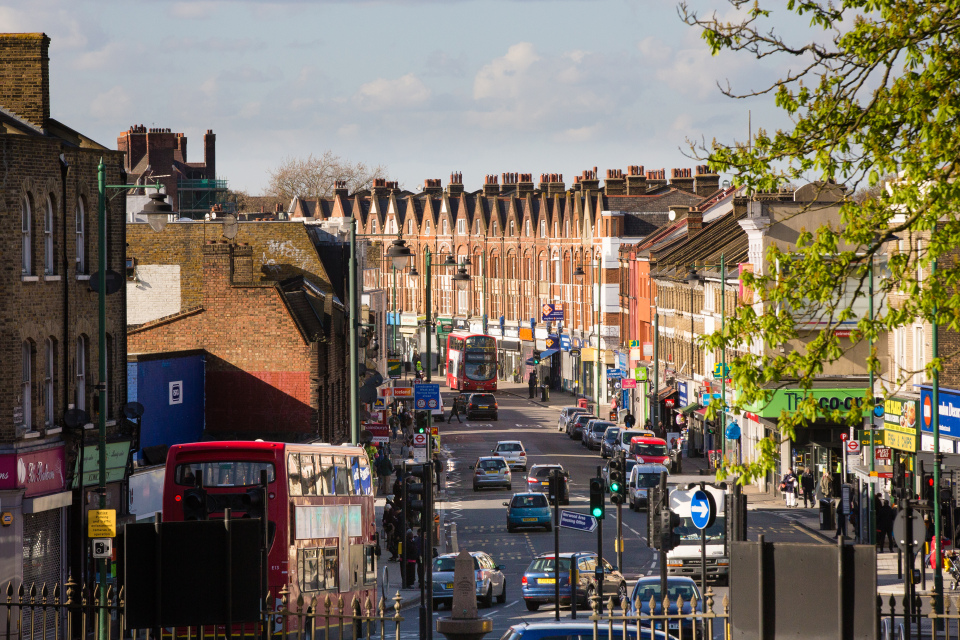 Image of high street in Lambeth